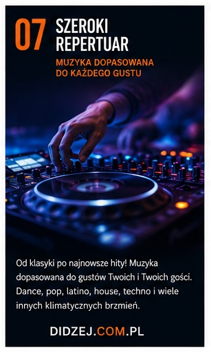 Szeroki zakres muzyki, która zaraża !